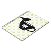 Finden auf Teacup-Silhouette Notizblock (Linke Seite)