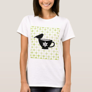 Finden auf Teacup-Silhouette T-Shirt