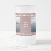 Finden der Schönheits-Tasse Mattglas Bierglas (Mittel)
