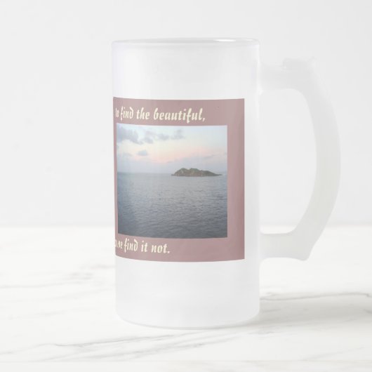 Finden der Schönheits-Tasse Mattglas Bierglas (Rechts)