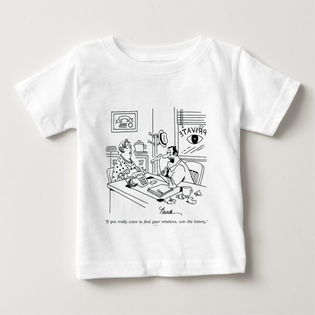 Finden der Verwandter Baby T-shirt (Vorderseite)