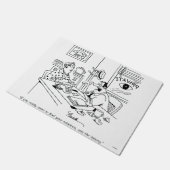 Finden der Verwandter Fußmatte (Schrägansicht)