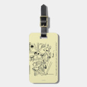 Finden der Verwandter Gepäckanhänger (Vorderseite vertikal)