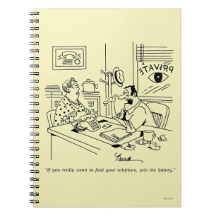 Finden der Verwandter Notizblock