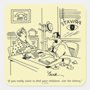 Finden der Verwandter Quadratischer Aufkleber