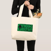 Finden des Bigfoot-Logo-Gangs Jumbo Stoffbeutel (Vorderseite (Produkt))