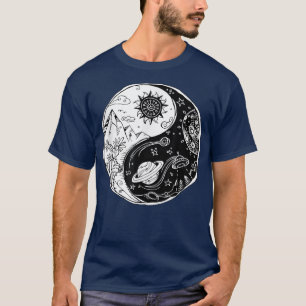 Finden Sie Balance Yin Yang, positive Vibes Yoga M T-Shirt