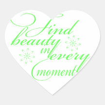Finden Sie Beauty inspirierende Design-Aufkleber