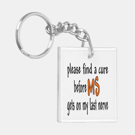 Finden Sie bitte eine Heilung vor Mitgliedstaat Schlüsselanhänger (Vorderseite links)