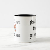 Finden Sie bitte eine Heilung vor Mitgliedstaat Zweifarbige Tasse (Mittel)