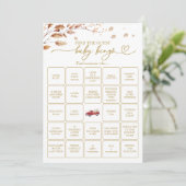 Finden Sie das Baby Bingo Game Einladung (Stehend Vorderseite)