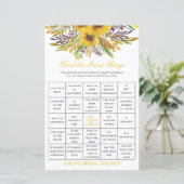 Finden Sie das Bingo Shower Game PRINTED (Stehend Vorderseite)