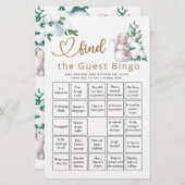 Finden Sie das Bingo Winter Baby Shower Game (Vorne/Hinten)