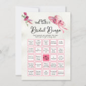 Finden Sie das Gast BINGO Derby Pink Hat Bridal Sp Einladung (Vorderseite)