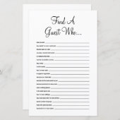 Finden Sie das Gast-Brautparty (Vorne/Hinten)