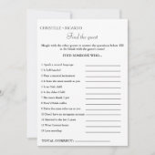 Finden Sie das Gast-Brautparty Ankündigung (Vorderseite)