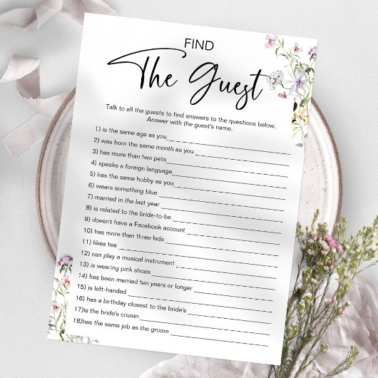 Finden Sie das Gast-Brautparty Einladung