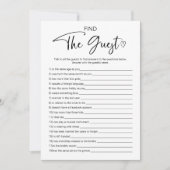 Finden Sie das Gast-Brautparty Einladung (Vorderseite)