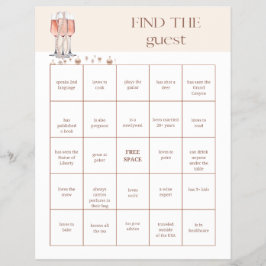 Finden Sie das Gast-Brautparty Flyer