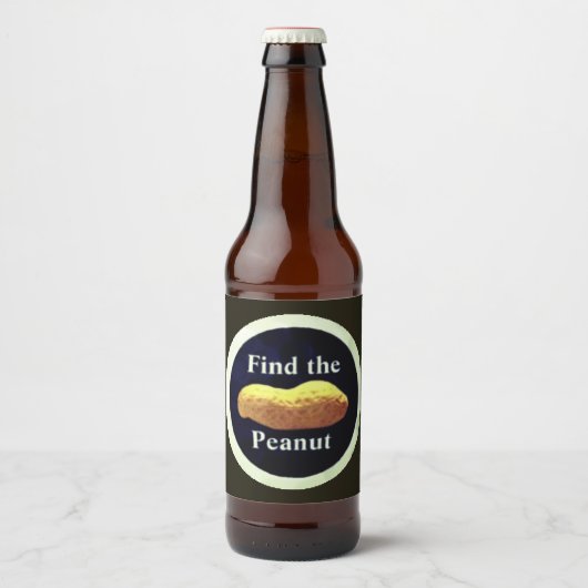 FINDEN SIE DAS KLEINEN BIERFLASCHENETIKETT (Vorderseite)