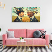 Finden Sie das neue Nest Leinwanddruck (Insitu (Wohnzimmer))