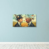 Finden Sie das neue Nest Leinwanddruck (Insitu (Holzboden))