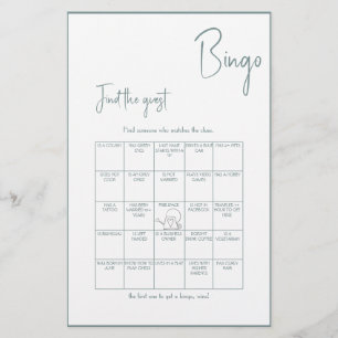 Finden Sie den Bingo Shower Game Flyer