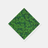 Finden Sie den glücklichen Klee 2 Serviette (Ecke)