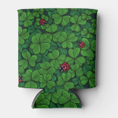 Finden Sie den glücklichen Klee Dosenkühler (Vorderseite)