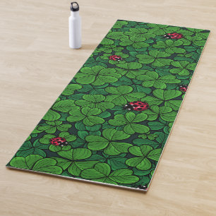Finden Sie den glücklichen Klee Yogamatte