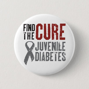 Finden Sie den Heilungs-Jugenddiabetes Button
