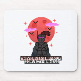 Finden Sie den Pixel-Ritter - Crimson Moon Mousepad