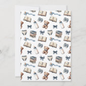 Finden Sie die Baby Shower Bingo Game Card Einladung (Rückseite)