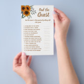 Finden Sie die Game Card Sonnenblumen im Brautpart Flyer (Handgriff)
