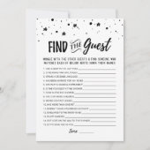 Finden Sie die Gast Brautparty Editable Game Card Einladung (Vorderseite)