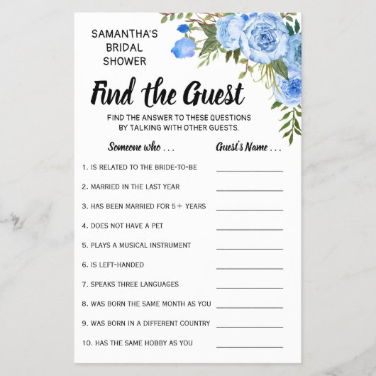 Finden Sie die Gästekarte auf Englisch Flyer (Vorne)