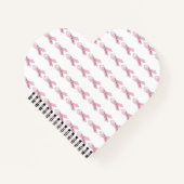 Finden Sie die heilende rosa Schleife Notizblock (Vorderseite)