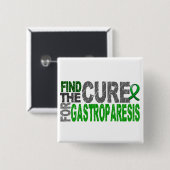Finden Sie die Heilung Gastroparesis Button (Vorne & Hinten)