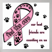 Finden Sie die Heilung ~ Pawprint Poster (Vorne)