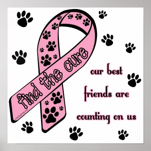 Finden Sie die Heilung ~ Pawprint Poster (Vorne)