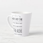 Finden Sie Dinge, die Sie glücklich Inspirierend A Milchtasse (Linke Ecke)