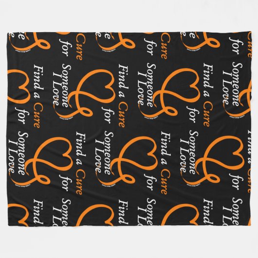 Finden Sie ein Heilmittel/Herz/Jemand I-Liebe...RS Fleecedecke (Vorderseite (Horizontal))