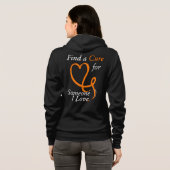 Finden Sie ein Heilmittel/Herz/Jemand I-Liebe...RS Hoodie (Schwarz voll)