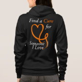 Finden Sie ein Heilmittel/Herz/Jemand I-Liebe...RS Hoodie (Rückseite)