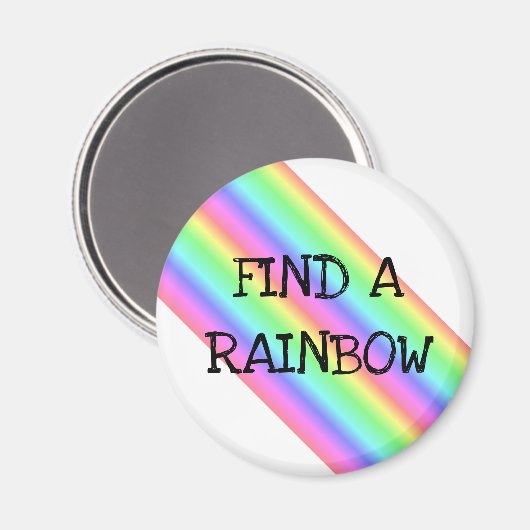 Finden Sie ein Regenbogenmagnet am 3. April Magnet (Vorderseite/Rückseite)