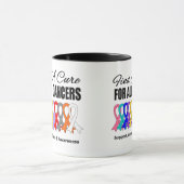 Finden Sie eine Heilungs-Bänder für alle Krebse Tasse (Zentrum)