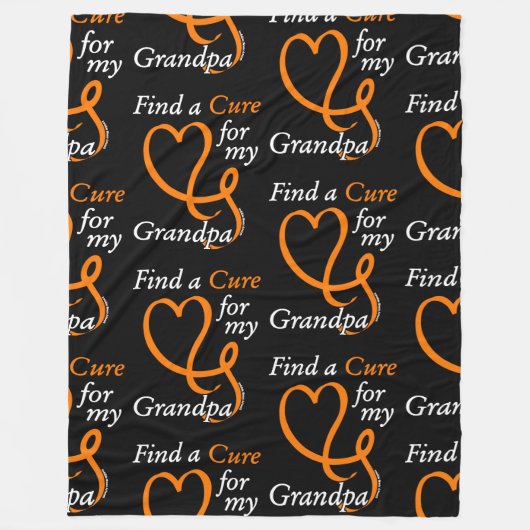 Finden Sie eine Kur/Herz/Opa...RSD/CRPS Fleecedecke (Vorderseite)