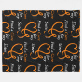 Finden Sie eine Kur/Herz/Schwester...RSD/CRPS Fleecedecke (Vorderseite (Horizontal))