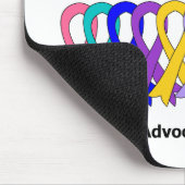 Finden Sie eine Kur-Ribbons für alle Krebsarten Mousepad (Ecke)