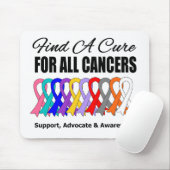 Finden Sie eine Kur-Ribbons für alle Krebsarten Mousepad (Mit Mouse)